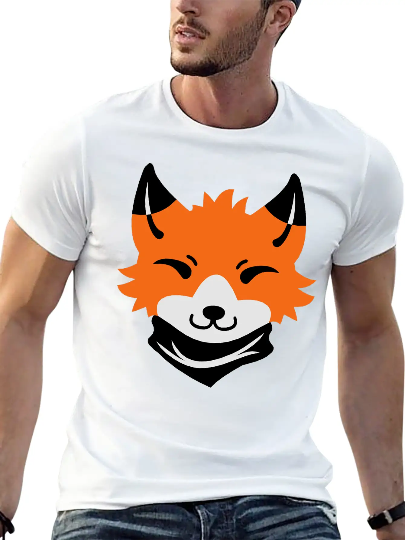 Chibi FOX Stylish Everyday T-Shirt – Unisex Basic Cotton Tee