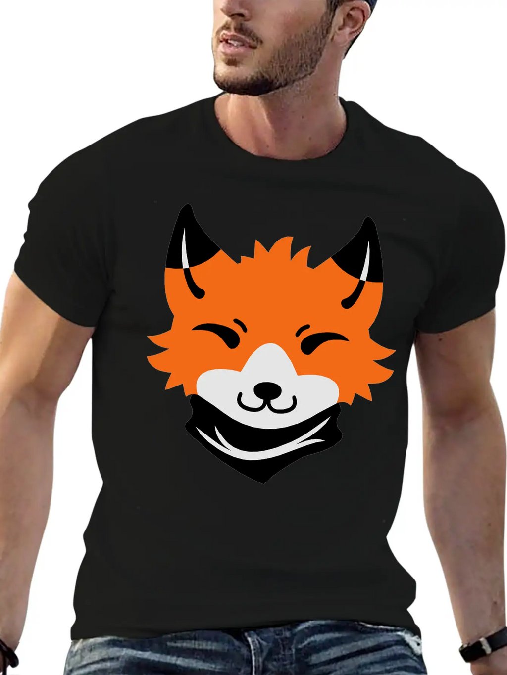 Chibi FOX Stylish Everyday T-Shirt – Unisex Basic Cotton Tee