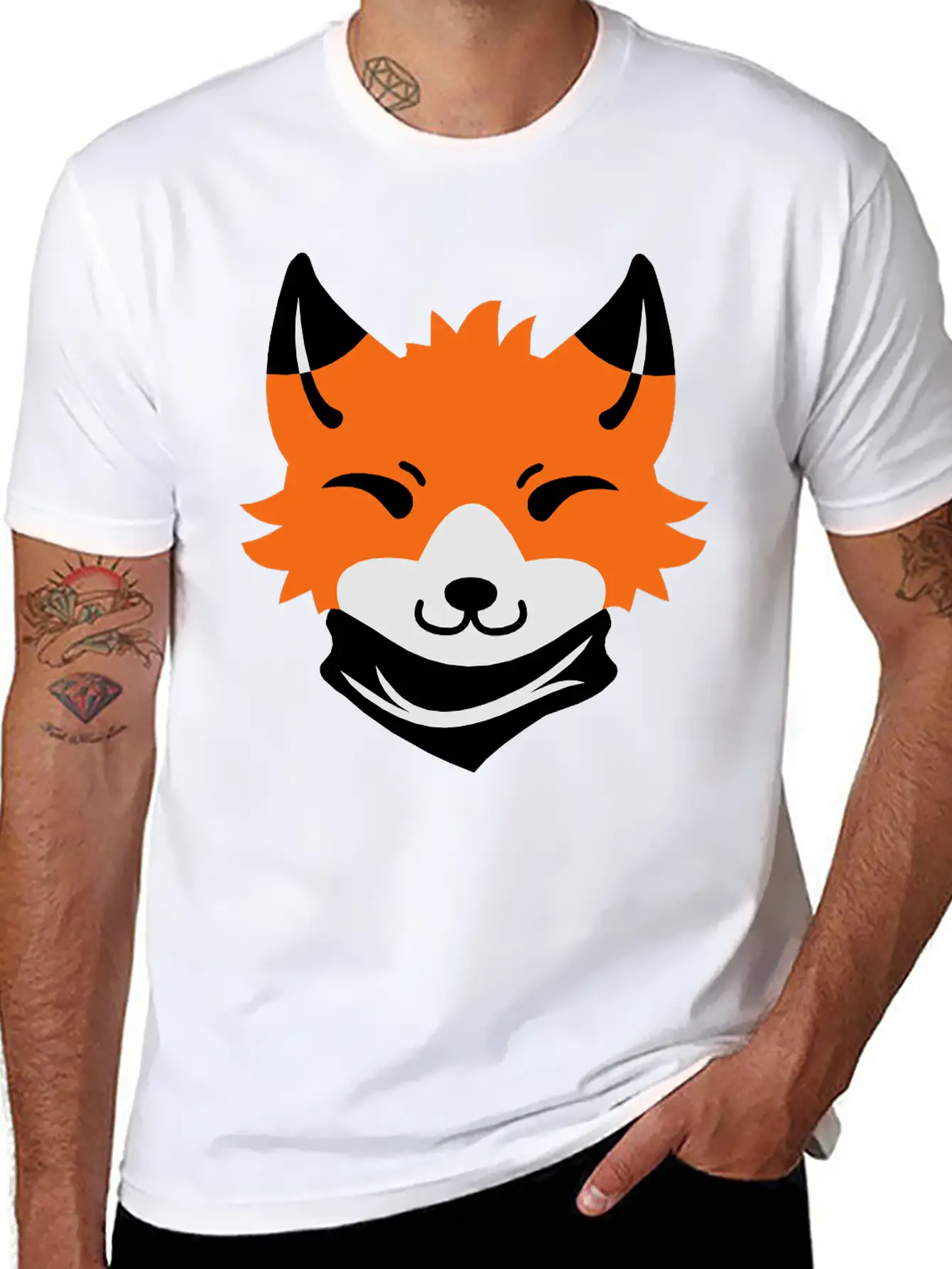 Chibi FOX Stylish Everyday T-Shirt – Unisex Basic Cotton Tee