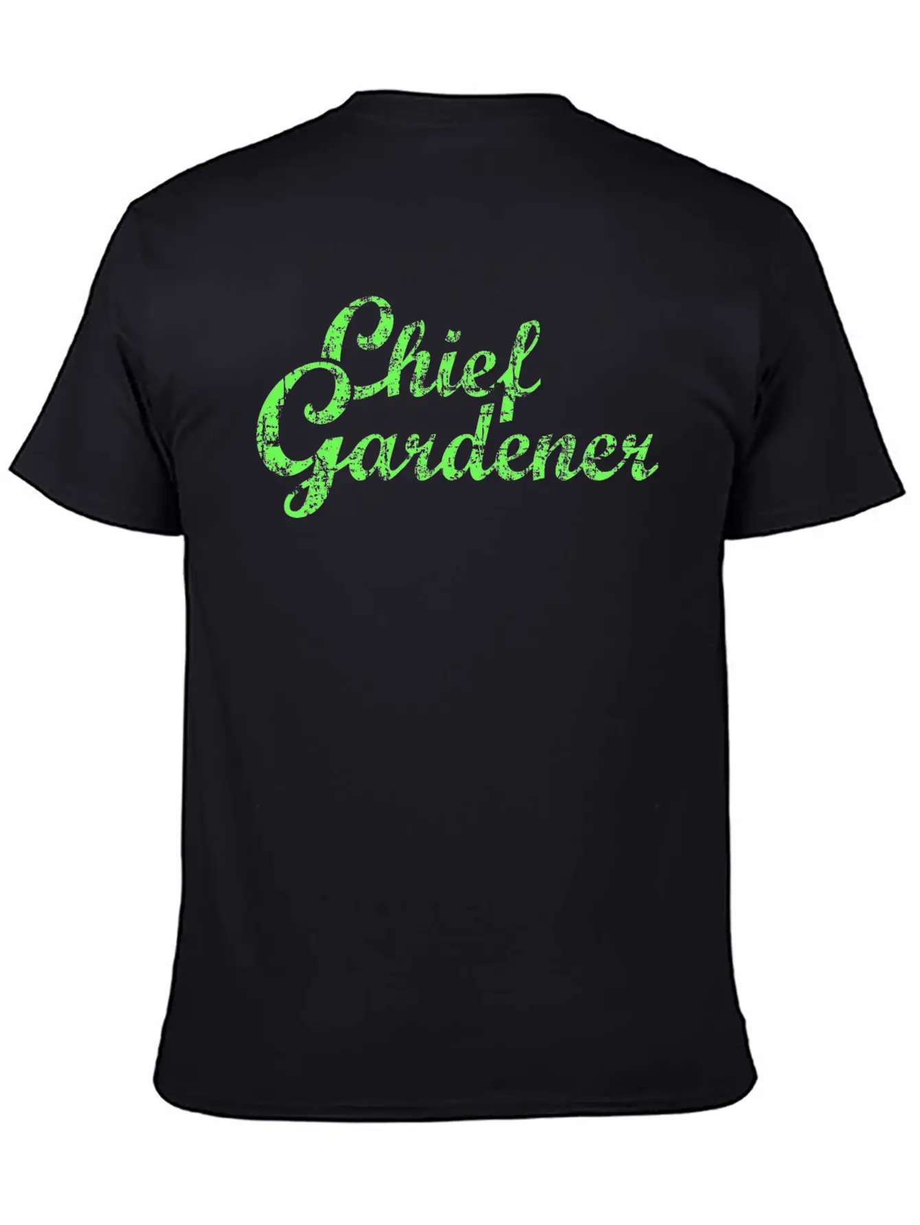 CHIEF GARDENER Garden Gardener Stylish Everyday T-Shirt – Unisex Basic Cotton Tee