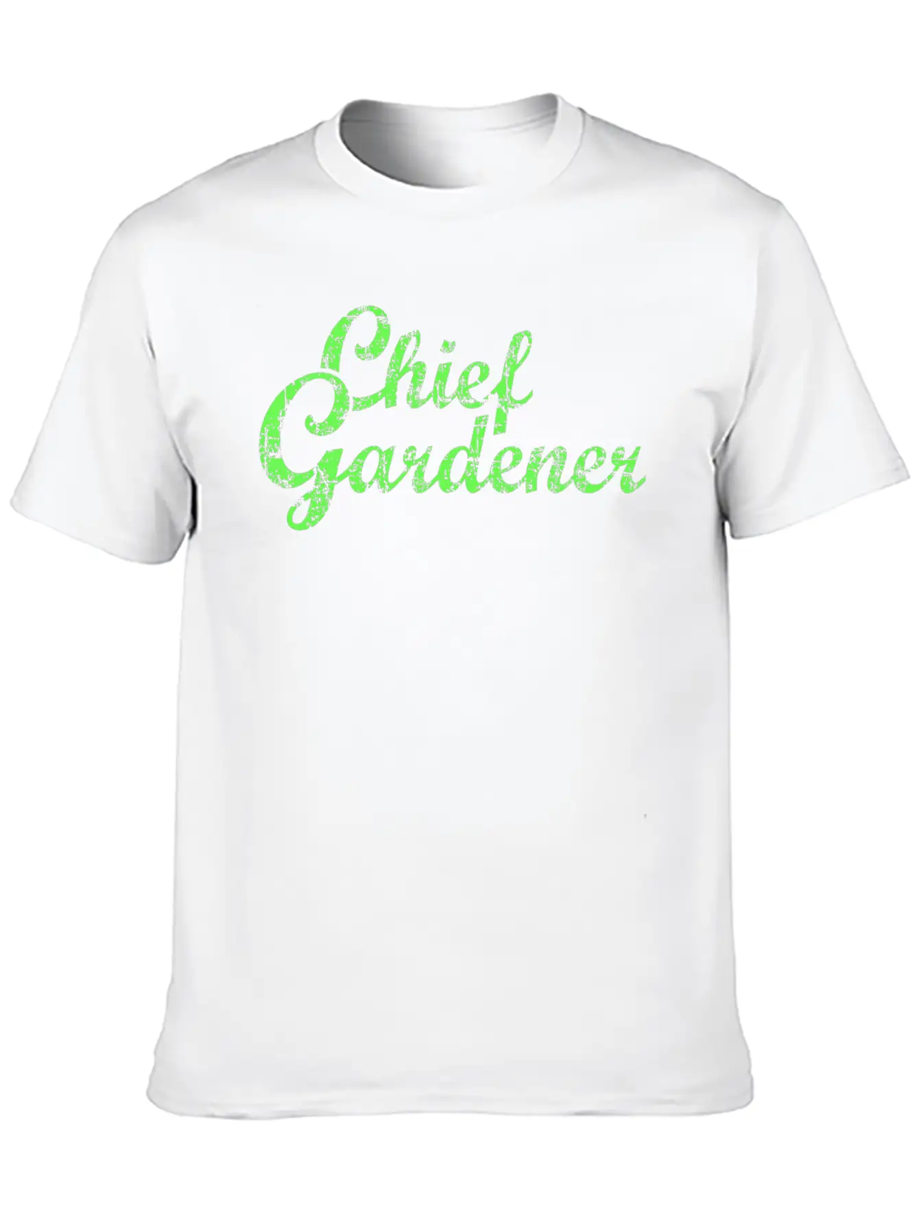 CHIEF GARDENER Garden Gardener Stylish Everyday T-Shirt – Unisex Basic Cotton Tee