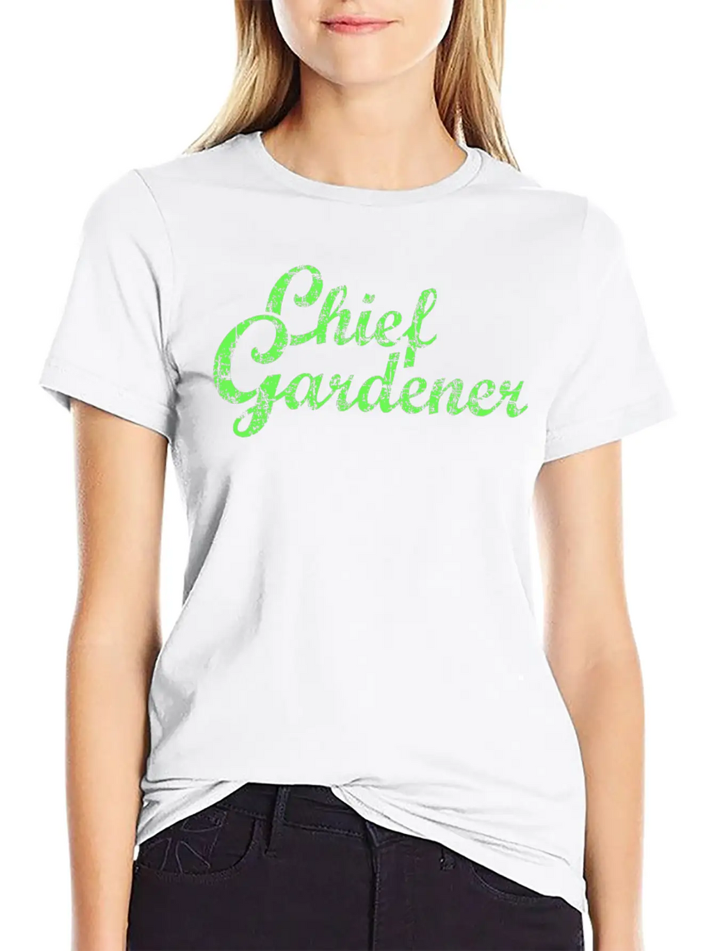 CHIEF GARDENER Garden Gardener Stylish Everyday T-Shirt – Unisex Basic Cotton Tee