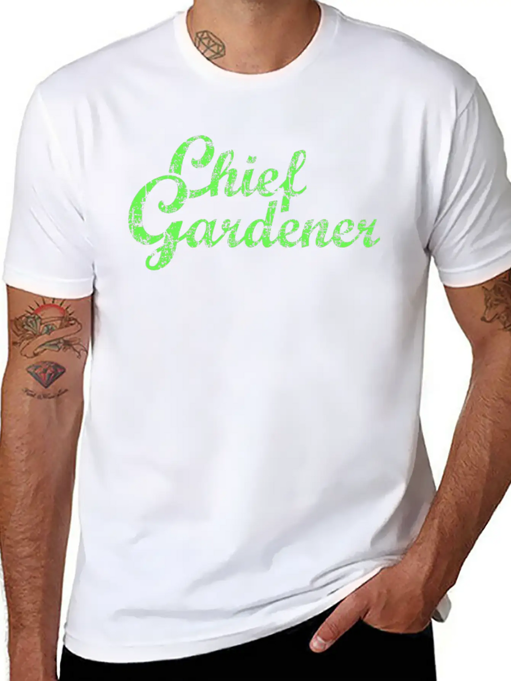 CHIEF GARDENER Garden Gardener Stylish Everyday T-Shirt – Unisex Basic Cotton Tee
