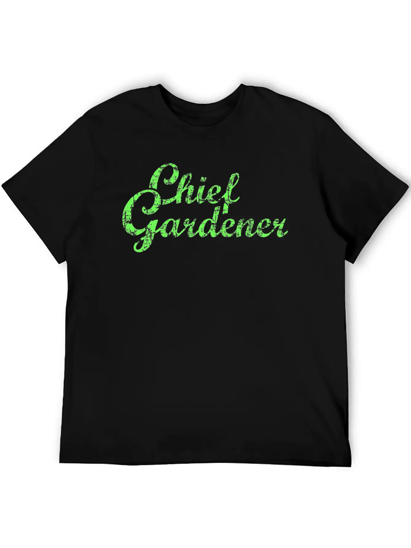 CHIEF GARDENER Garden Gardener Stylish Everyday T-Shirt – Unisex Basic Cotton Tee