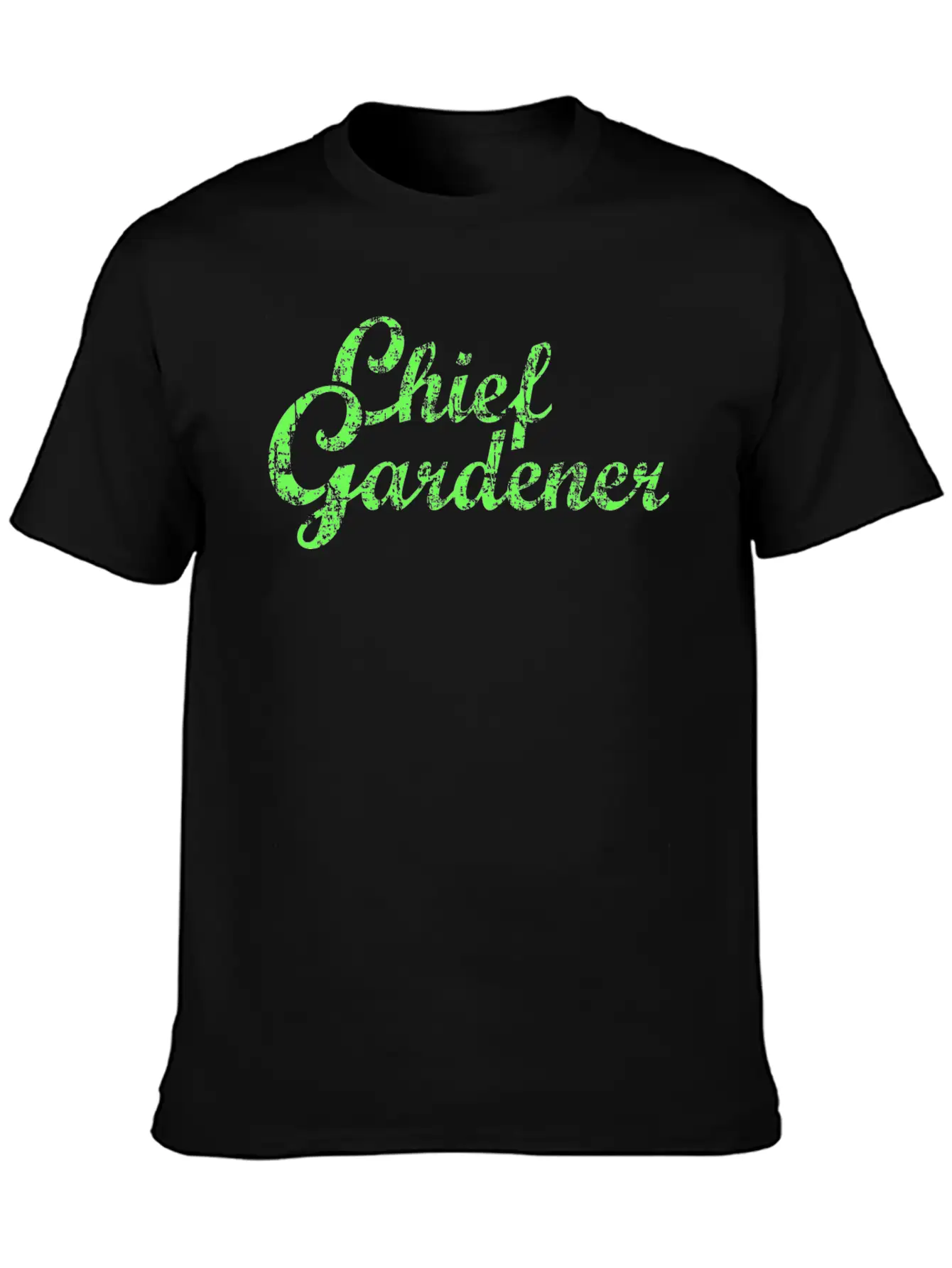 CHIEF GARDENER Garden Gardener Stylish Everyday T-Shirt – Unisex Basic Cotton Tee