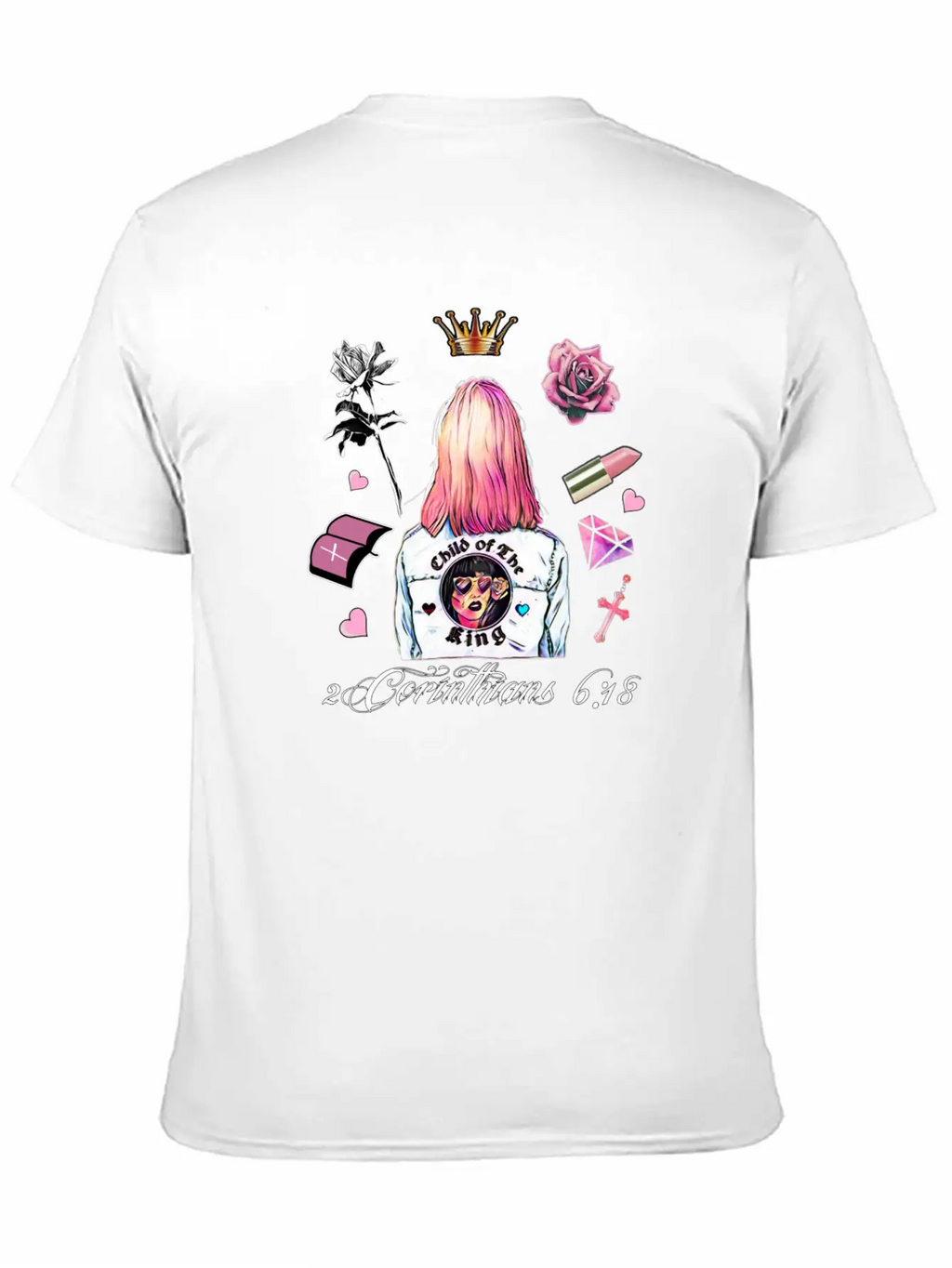 Child Of The King Collage Breathable Soft Cotton T-Shirt – Timeless Casual Look