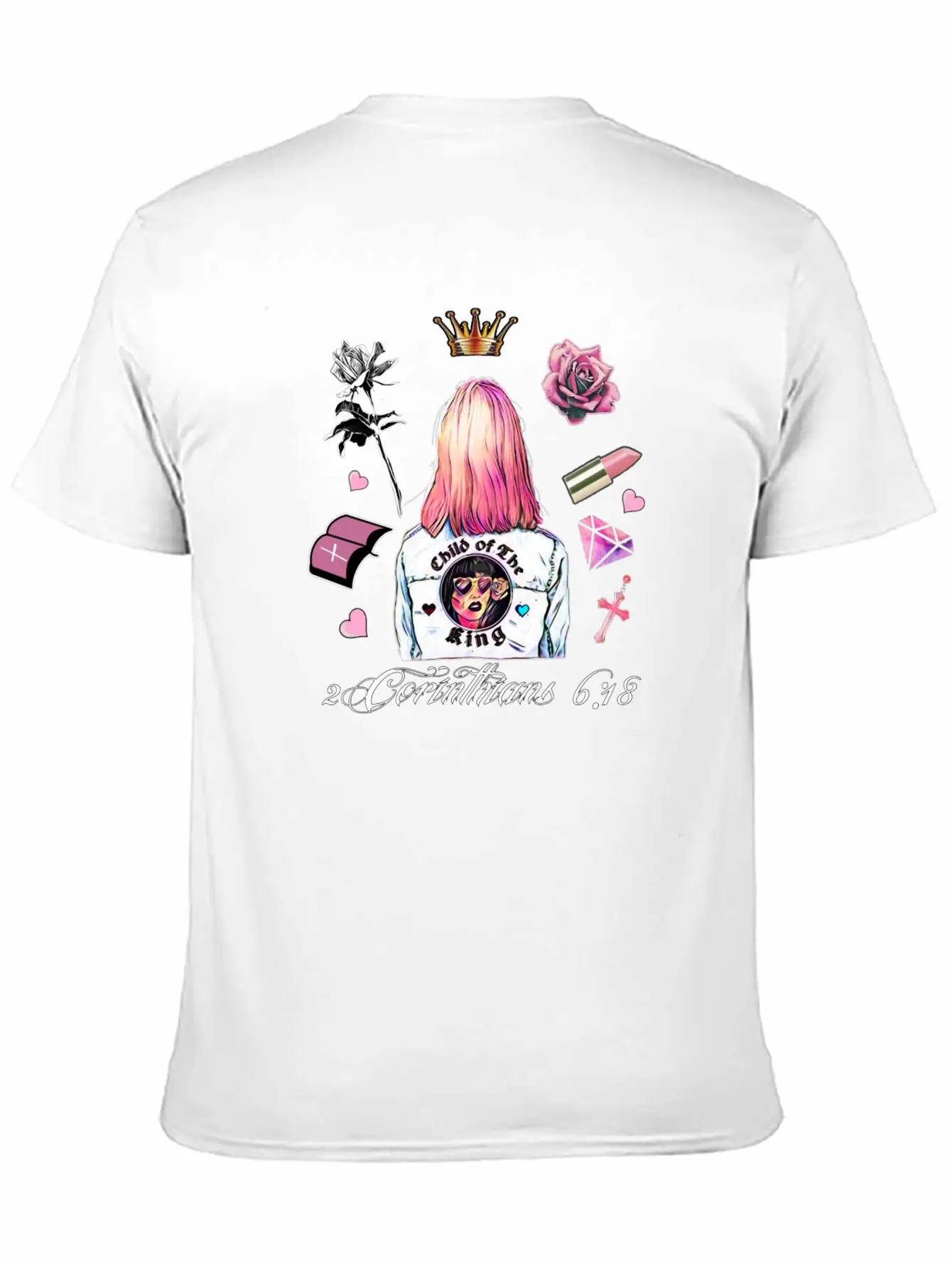 Child Of The King Collage Breathable Soft Cotton T-Shirt – Timeless Casual Look