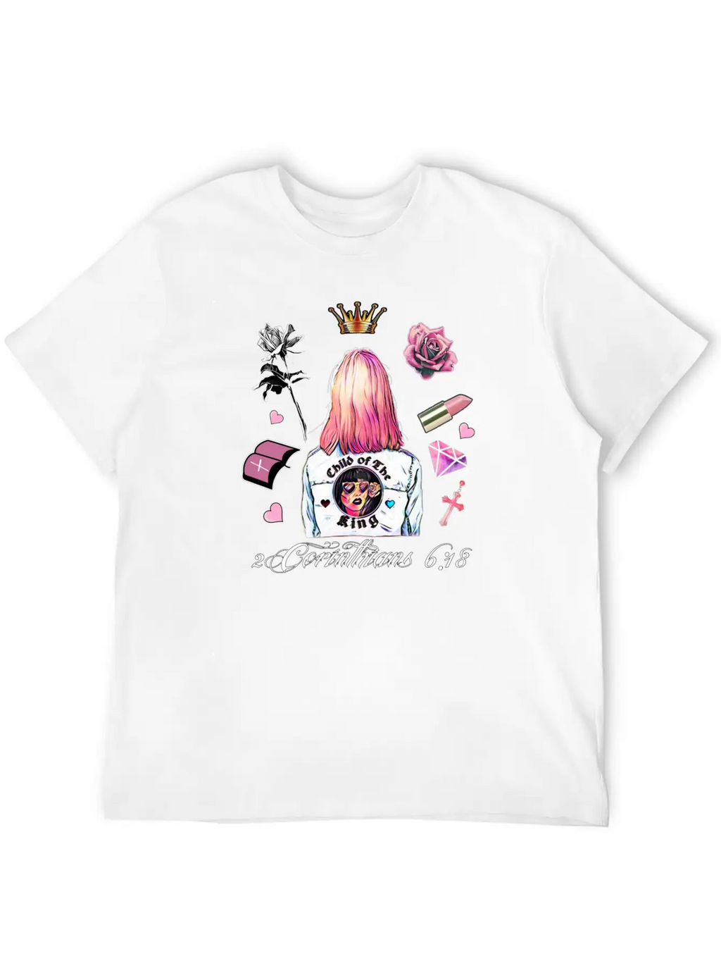 Child Of The King Collage Breathable Soft Cotton T-Shirt – Timeless Casual Look