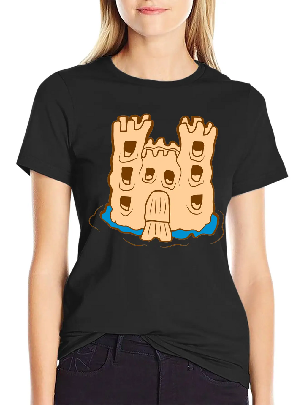 Children Build Sand Stylish Everyday T-Shirt – Unisex Basic Cotton Tee