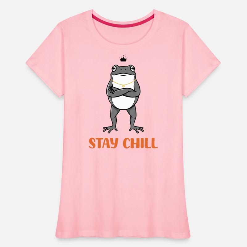 Chill Frog with Crossed Arms Design