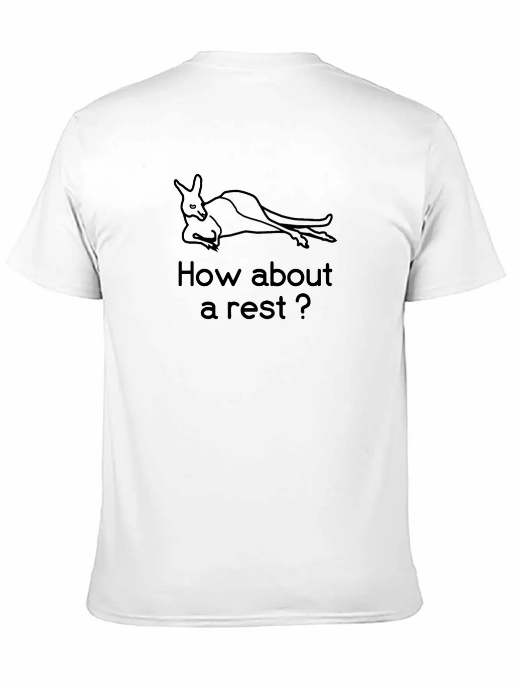 Chill Out. Kangaroo. Australia. Casual Graphic T-Shirt – Simple And Comfortable Daily Wear