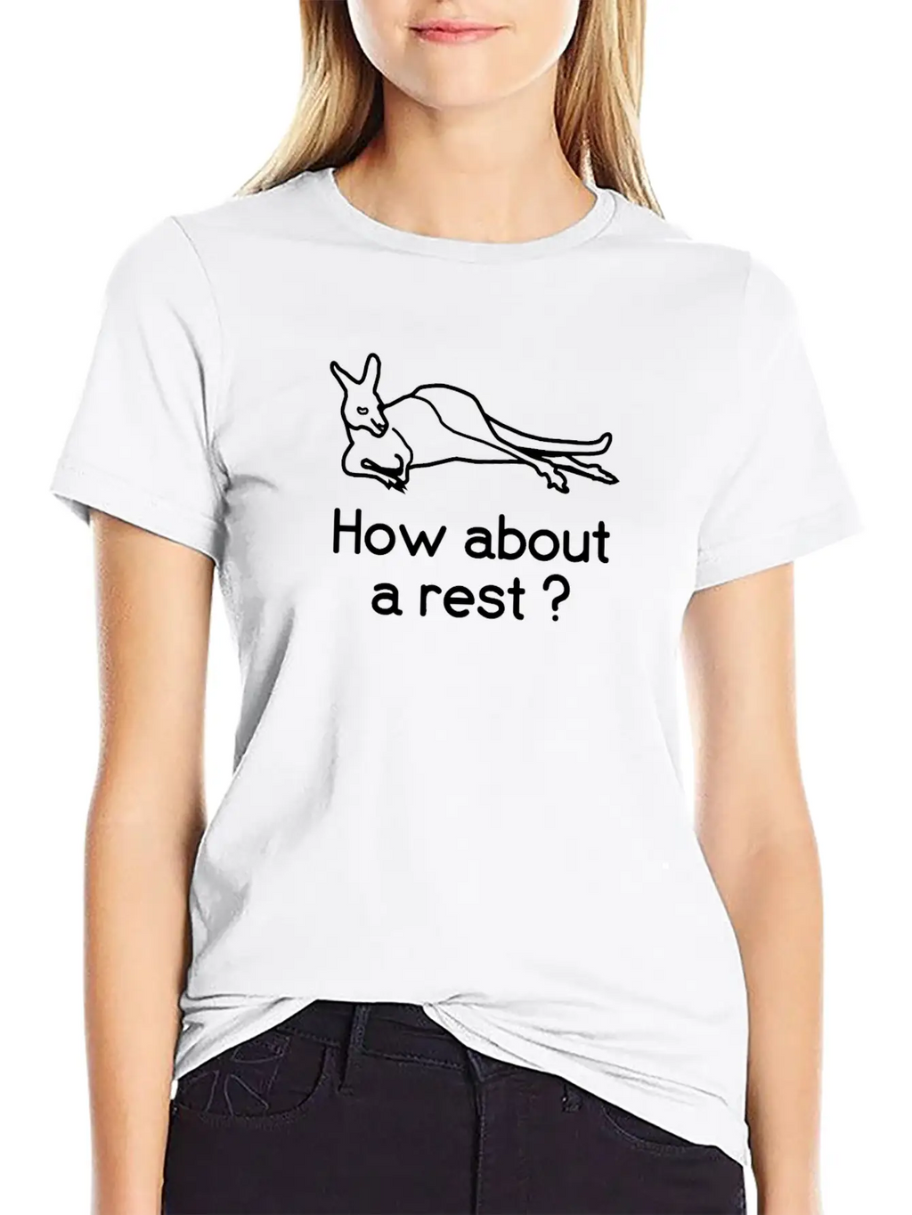 Chill Out. Kangaroo. Australia. Casual Graphic T-Shirt – Simple And Comfortable Daily Wear