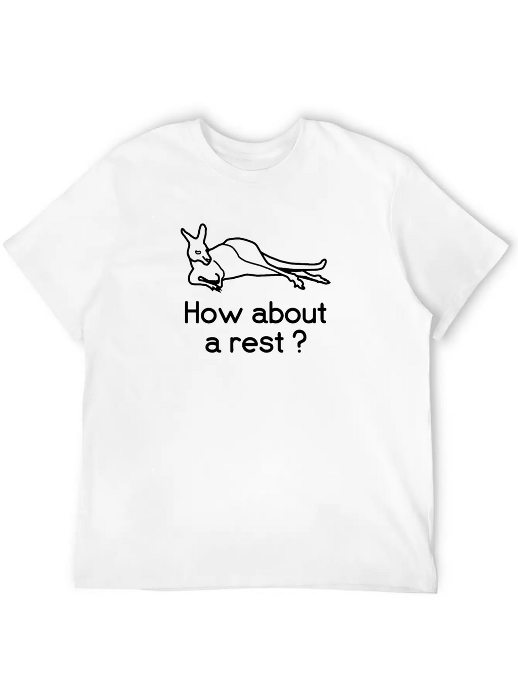 Chill Out. Kangaroo. Australia. Casual Graphic T-Shirt – Simple And Comfortable Daily Wear