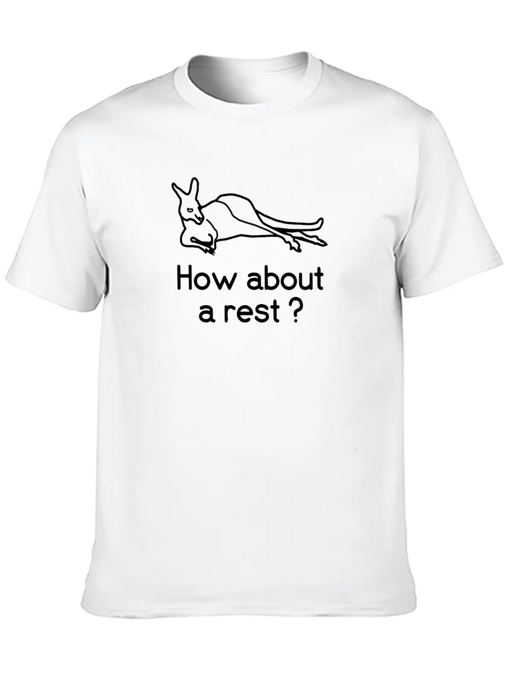 Chill Out. Kangaroo. Australia. Casual Graphic T-Shirt – Simple And Comfortable Daily Wear