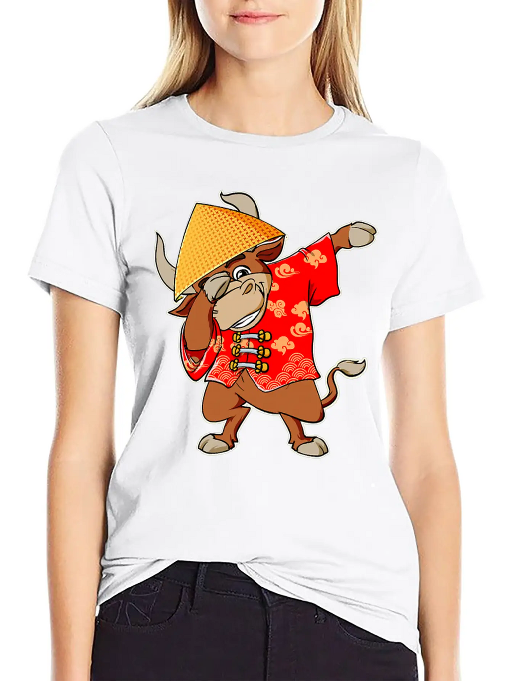 Chinese New Year 2021 Clothes Boy Girl Outfit Year Essential Cotton Tee For Daily Outfits – Unisex Style