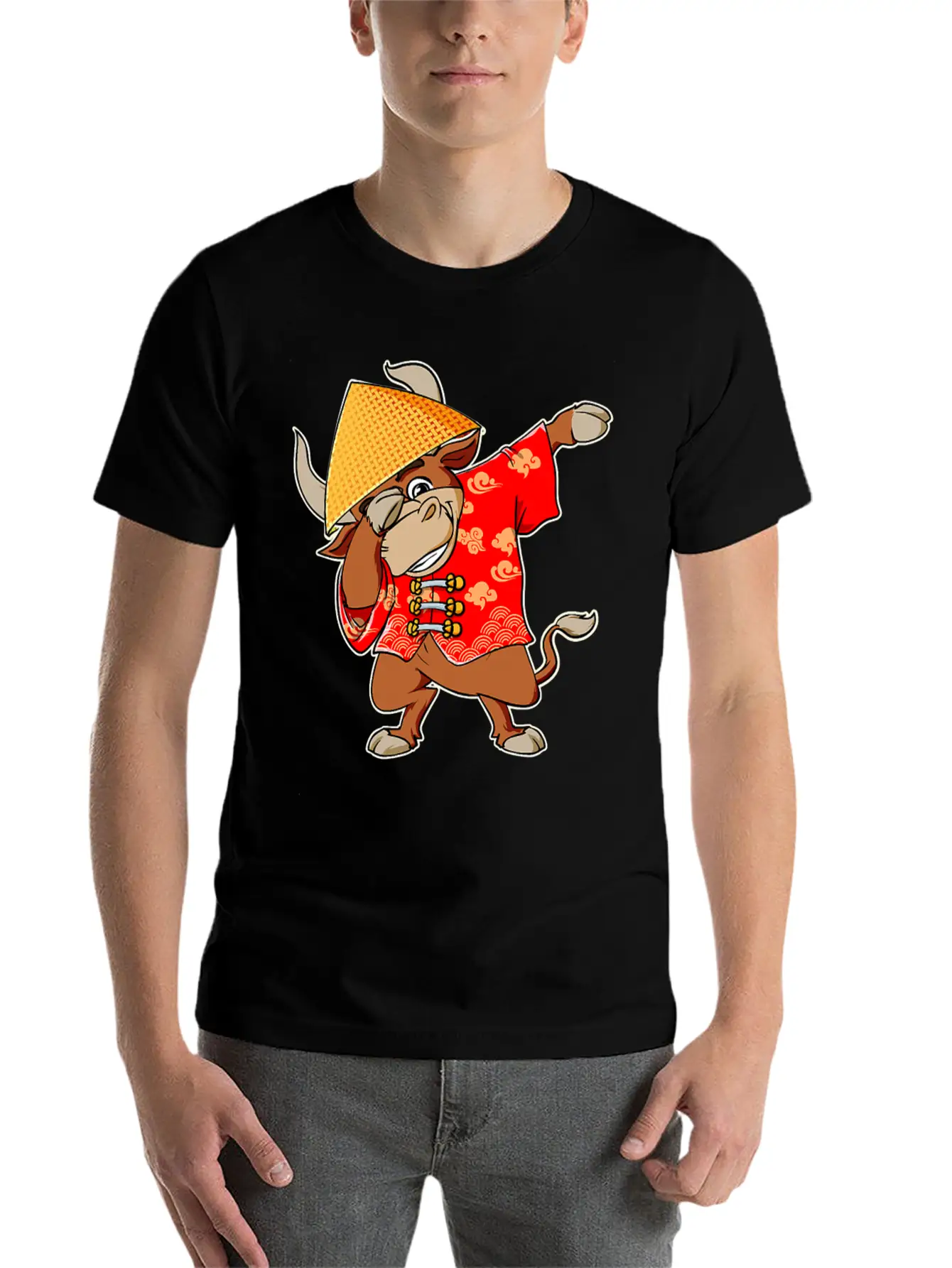 Chinese New Year 2021 Clothes Boy Girl Outfit Year Essential Cotton Tee For Daily Outfits – Unisex Style