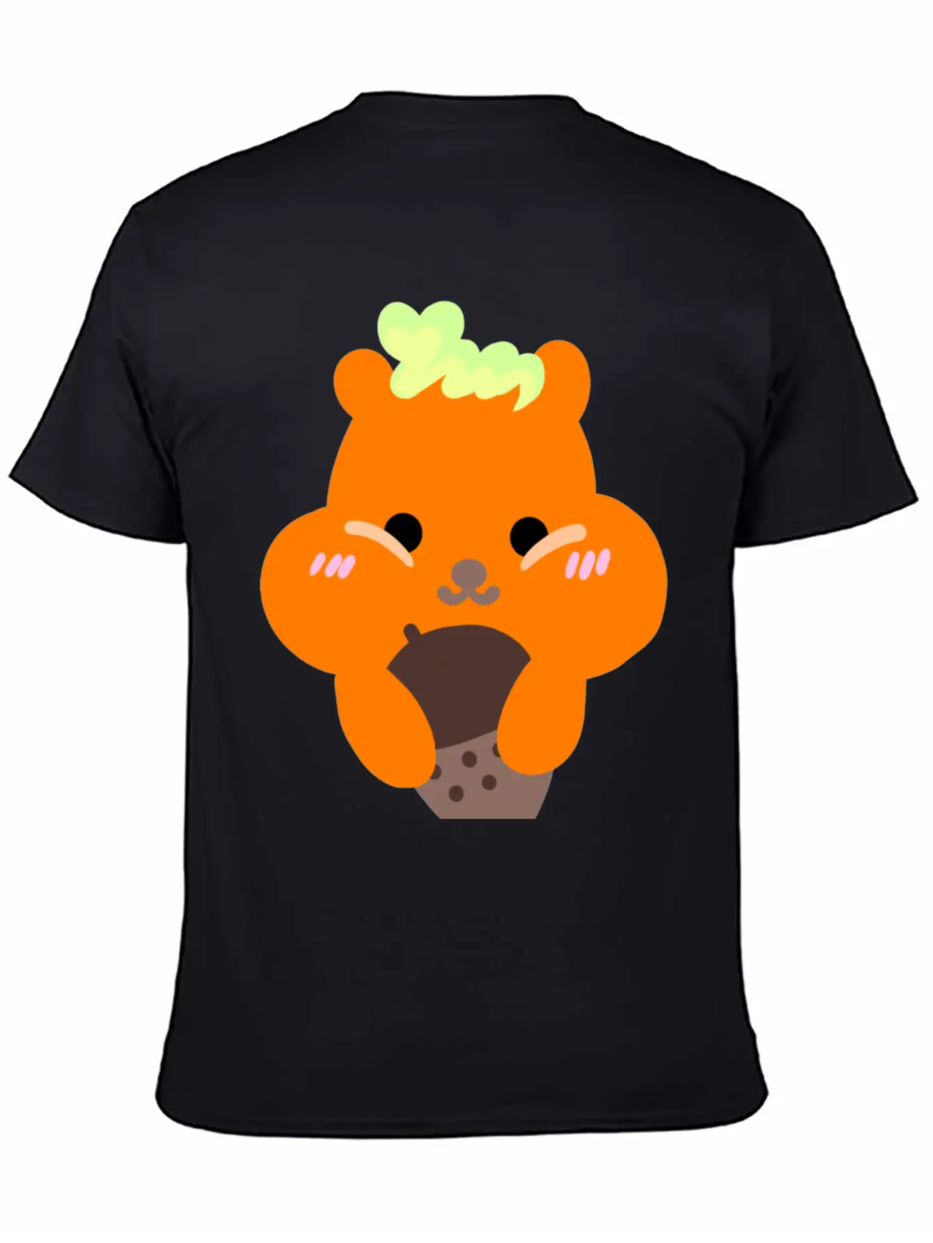 Chipmunk Loves Acorn, Yum Breathable Soft Cotton T-Shirt – Timeless Casual Look