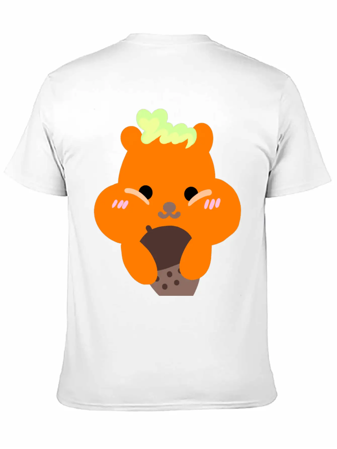 Chipmunk Loves Acorn, Yum Breathable Soft Cotton T-Shirt – Timeless Casual Look