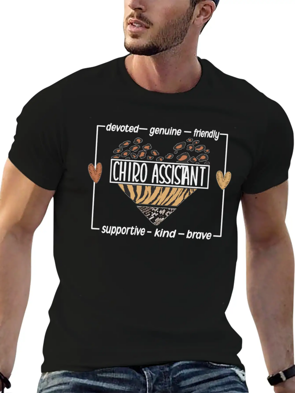 Chiropractic Assistant Appreciation Chiropractor Casual Graphic T-Shirt – Simple And Comfortable Daily Wear
