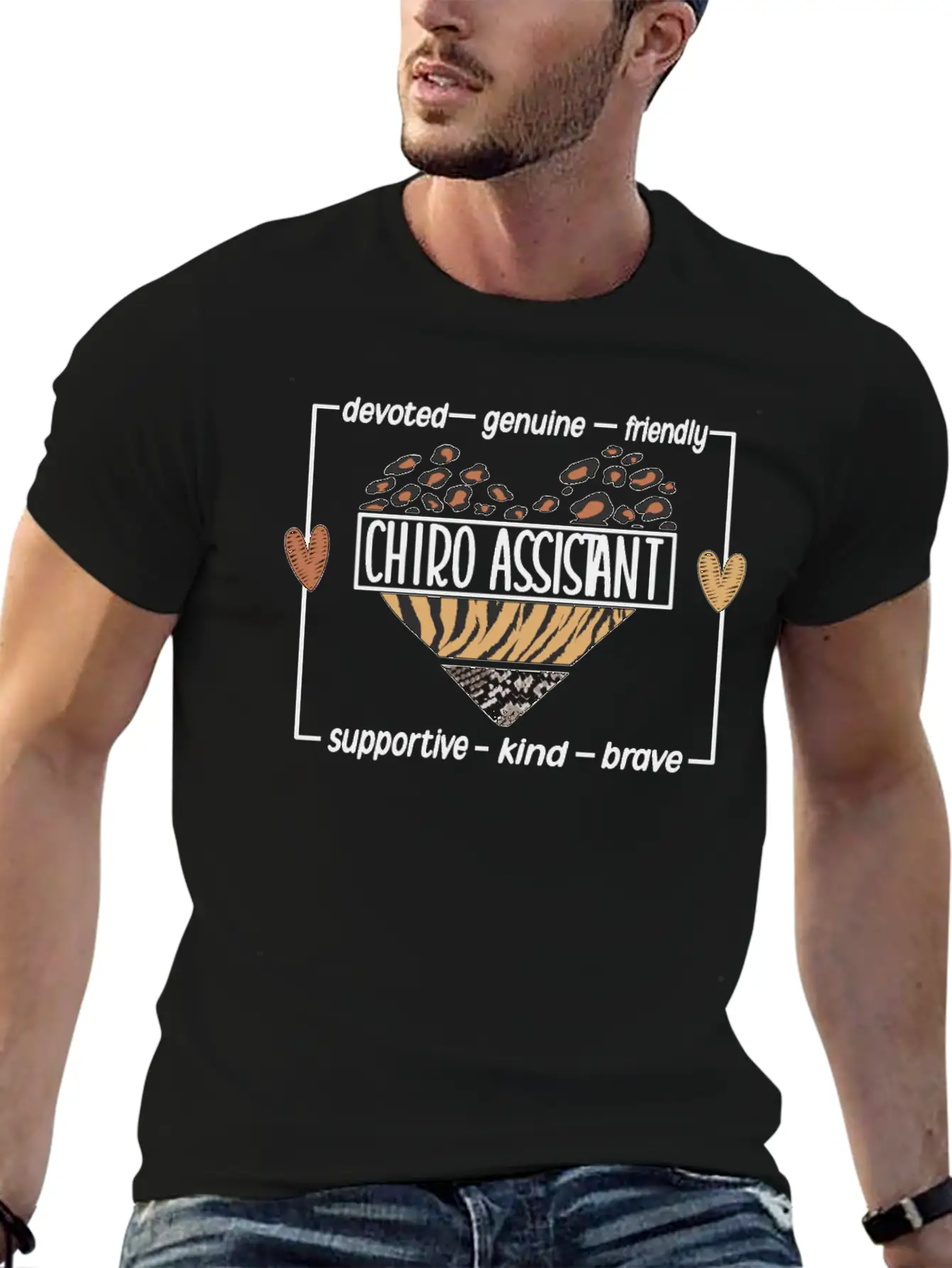 Chiropractic Assistant Appreciation Chiropractor Casual Graphic T-Shirt – Simple And Comfortable Daily Wear