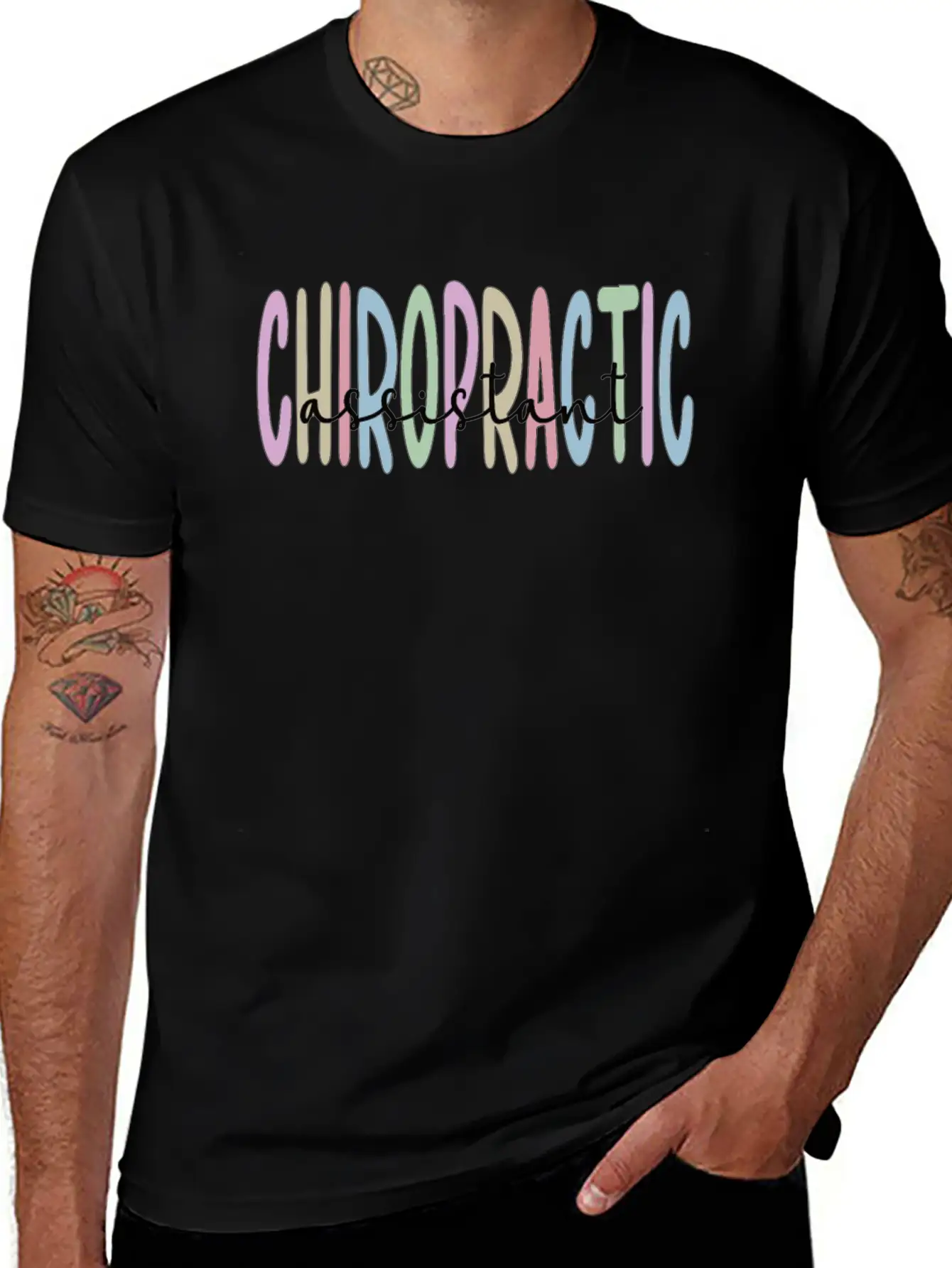 Chiropractic Assistant Chiropractor Assistant Gift Unisex Casual T-Shirt – Clean Design For Daily Comfort