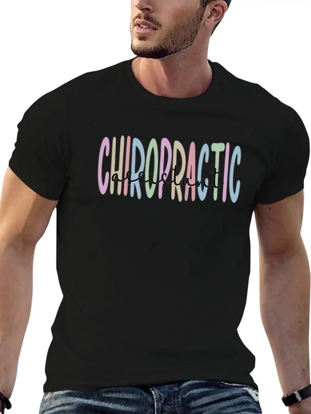 Chiropractic Assistant Chiropractor Assistant Gift Unisex Casual T-Shirt – Clean Design For Daily Comfort