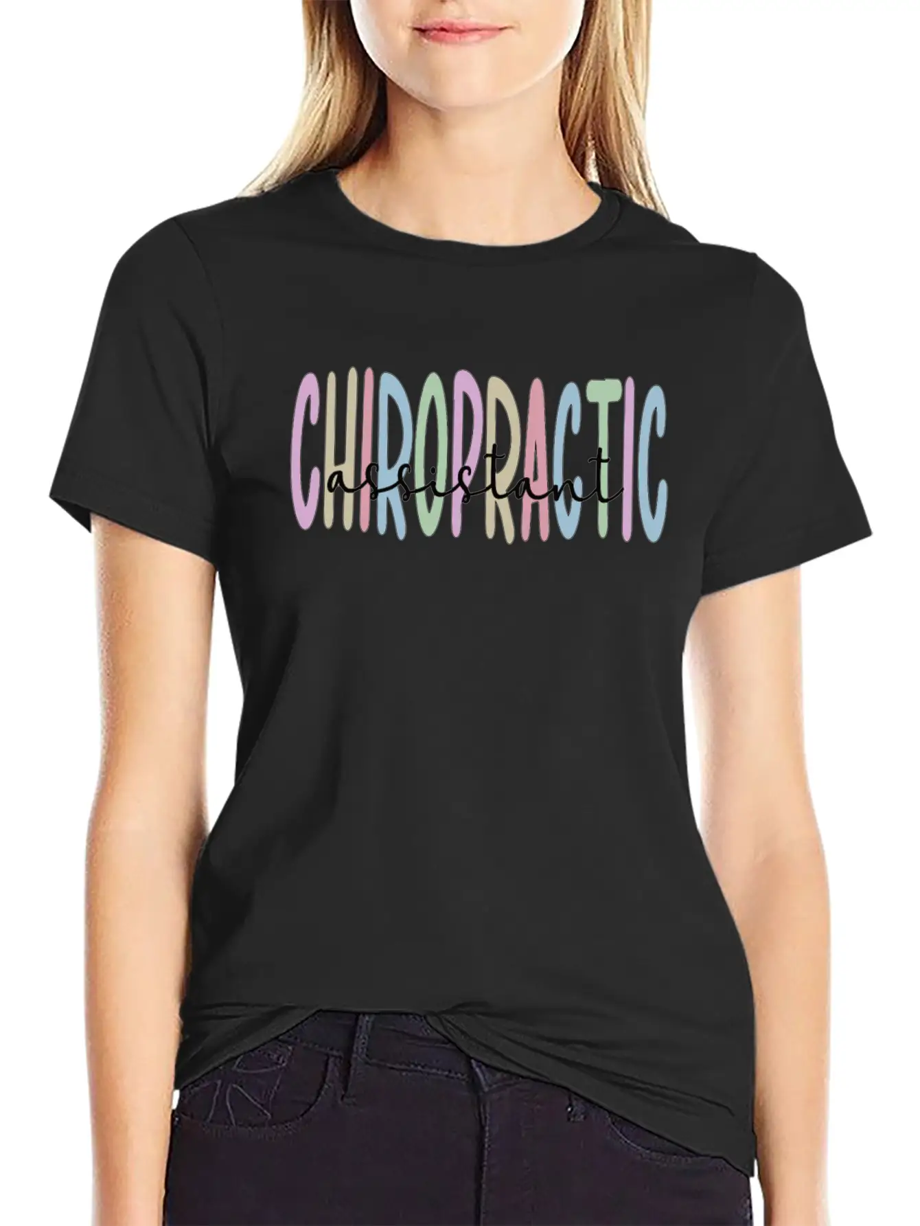 Chiropractic Assistant Chiropractor Assistant Gift Unisex Casual T-Shirt – Clean Design For Daily Comfort