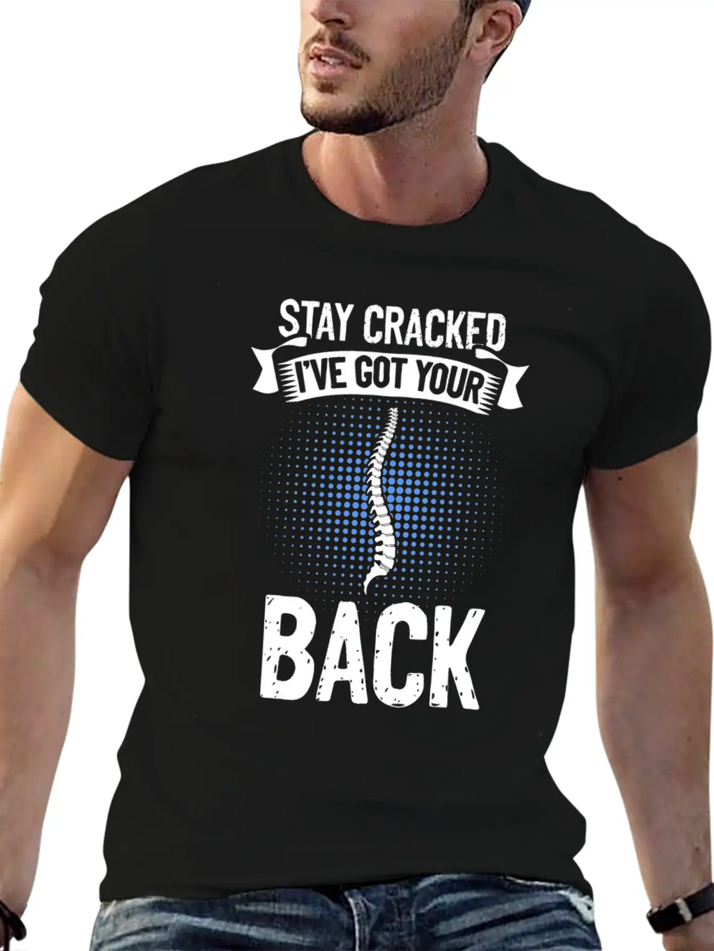 Chiropractic Funny Quote For A Spine Whisperer Casual Graphic T-Shirt – Simple And Comfortable Daily Wear