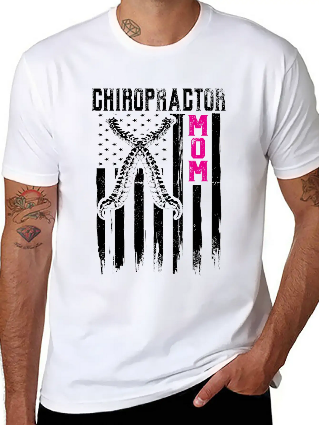 Chiropractic Spine Treatment Art Strong Spinal Unisex Short Sleeve Soft Cotton T-Shirt – Casual Everyday Wear