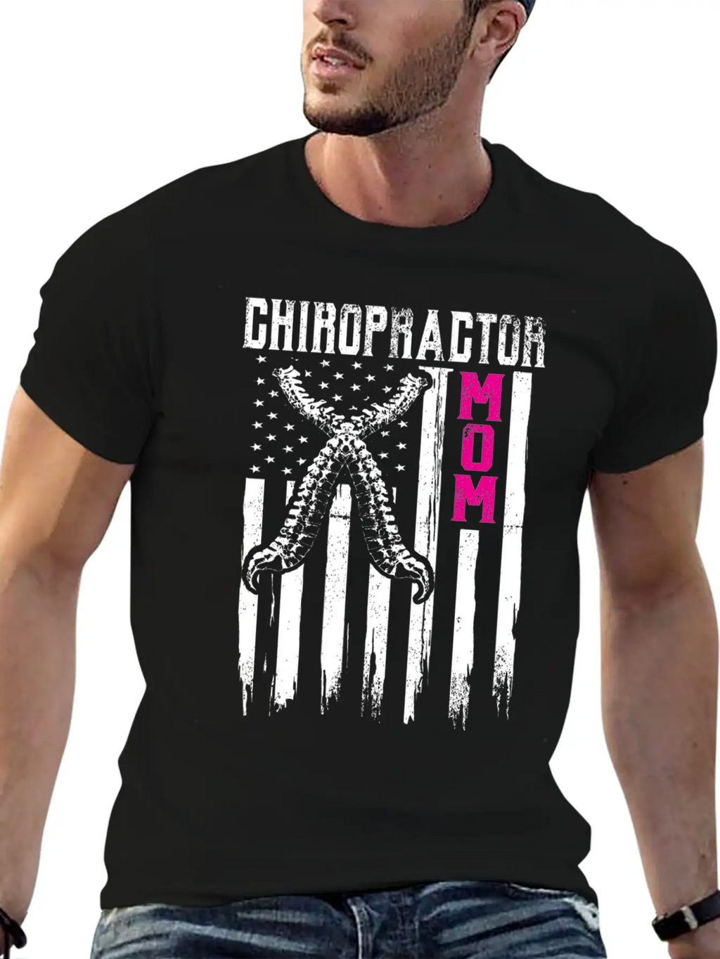 Chiropractic Spine Treatment Art Strong Spinal Unisex Short Sleeve Soft Cotton T-Shirt – Casual Everyday Wear