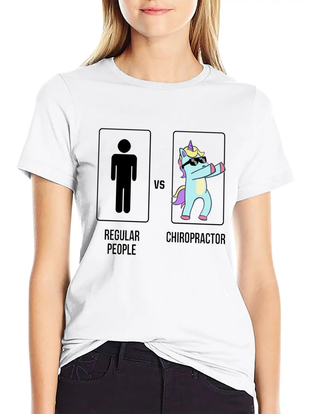 Chiropractic Spine Treatment Unicorn Spinal Stylish Everyday T-Shirt – Unisex Basic Cotton Tee