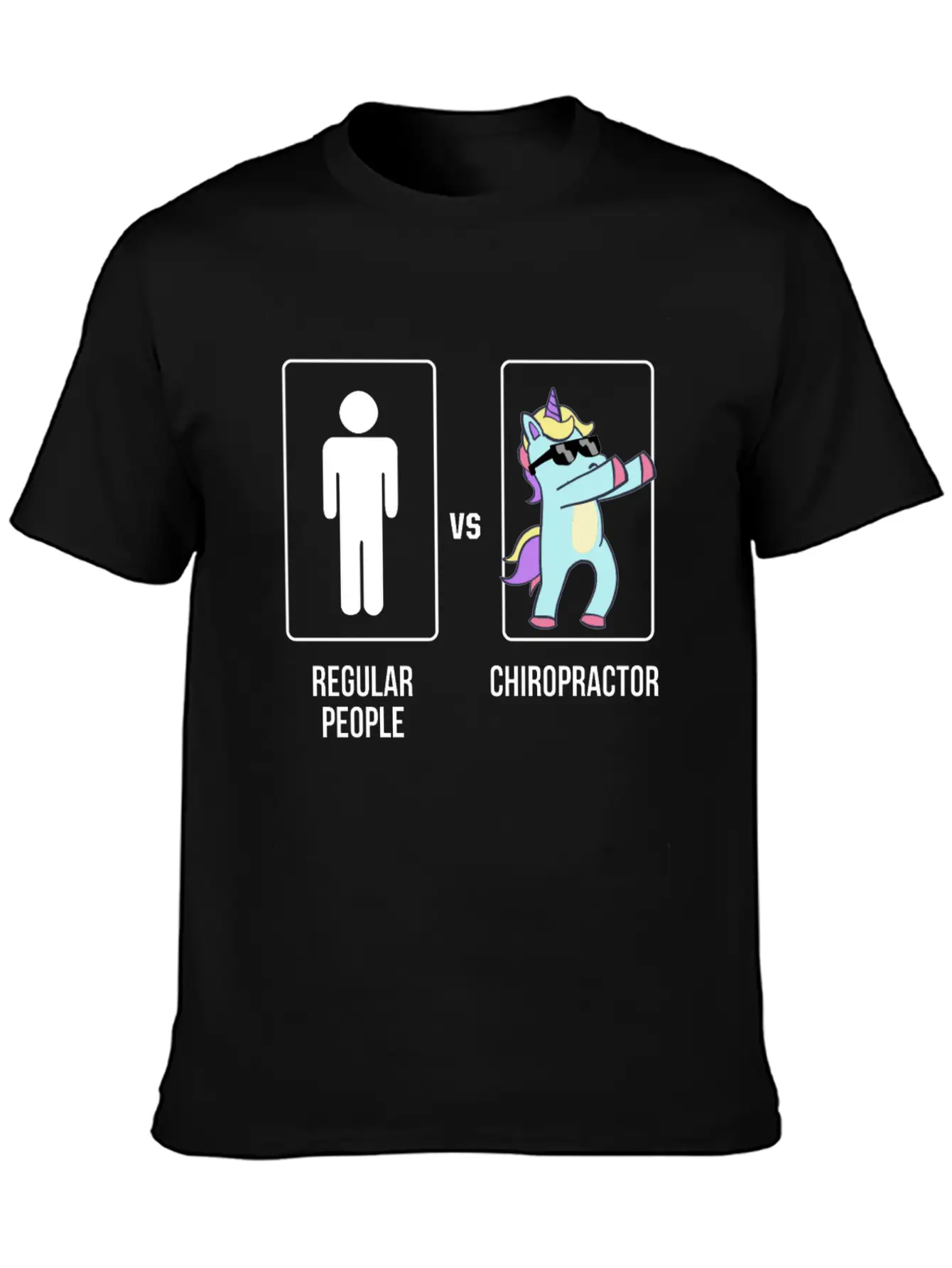 Chiropractic Spine Treatment Unicorn Spinal Stylish Everyday T-Shirt – Unisex Basic Cotton Tee