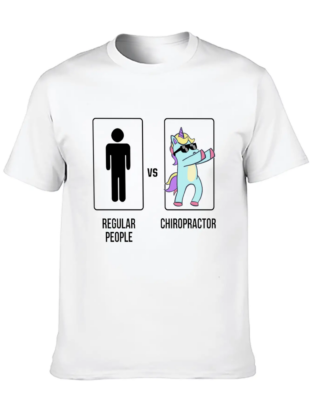 Chiropractic Spine Treatment Unicorn Spinal Stylish Everyday T-Shirt – Unisex Basic Cotton Tee