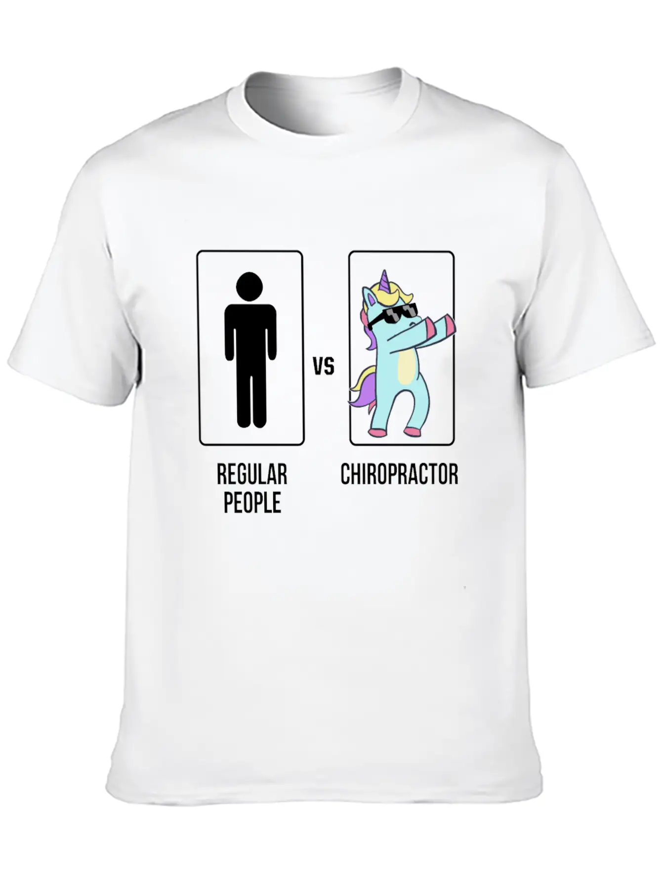 Chiropractic Spine Treatment Unicorn Spinal Stylish Everyday T-Shirt – Unisex Basic Cotton Tee