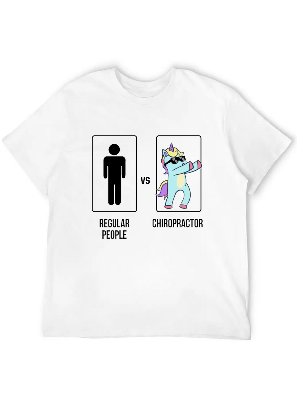 Chiropractic Spine Treatment Unicorn Spinal Stylish Everyday T-Shirt – Unisex Basic Cotton Tee