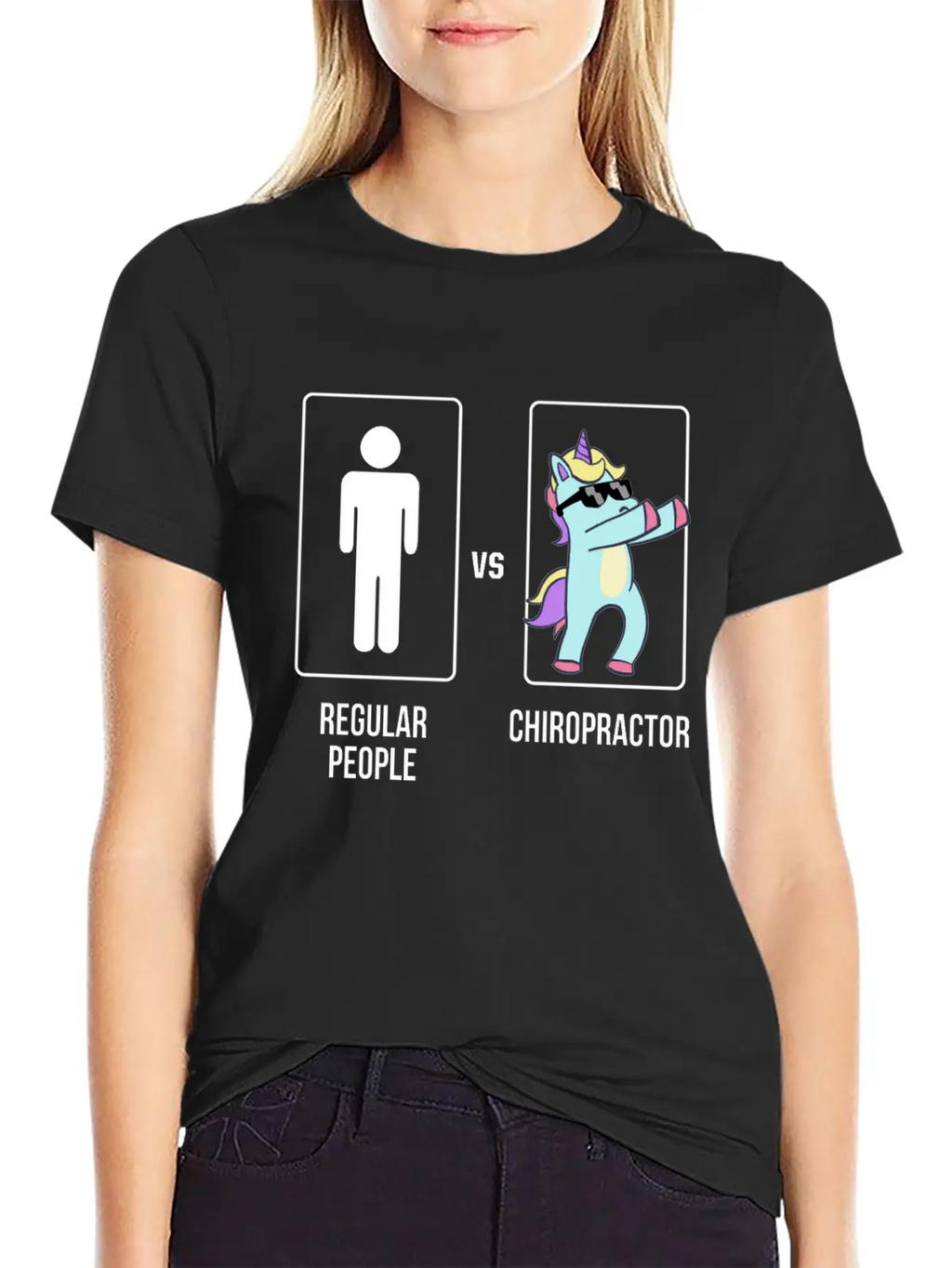 Chiropractic Spine Treatment Unicorn Spinal Stylish Everyday T-Shirt – Unisex Basic Cotton Tee