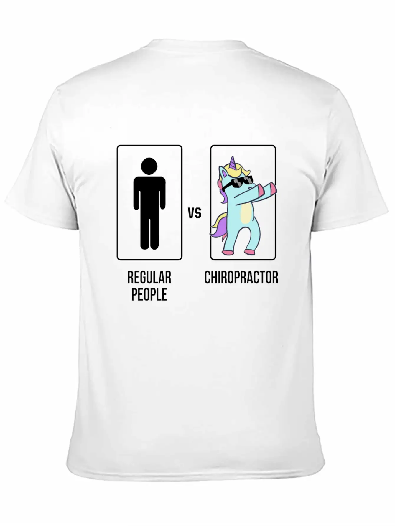 Chiropractic Spine Treatment Unicorn Spinal Stylish Everyday T-Shirt – Unisex Basic Cotton Tee