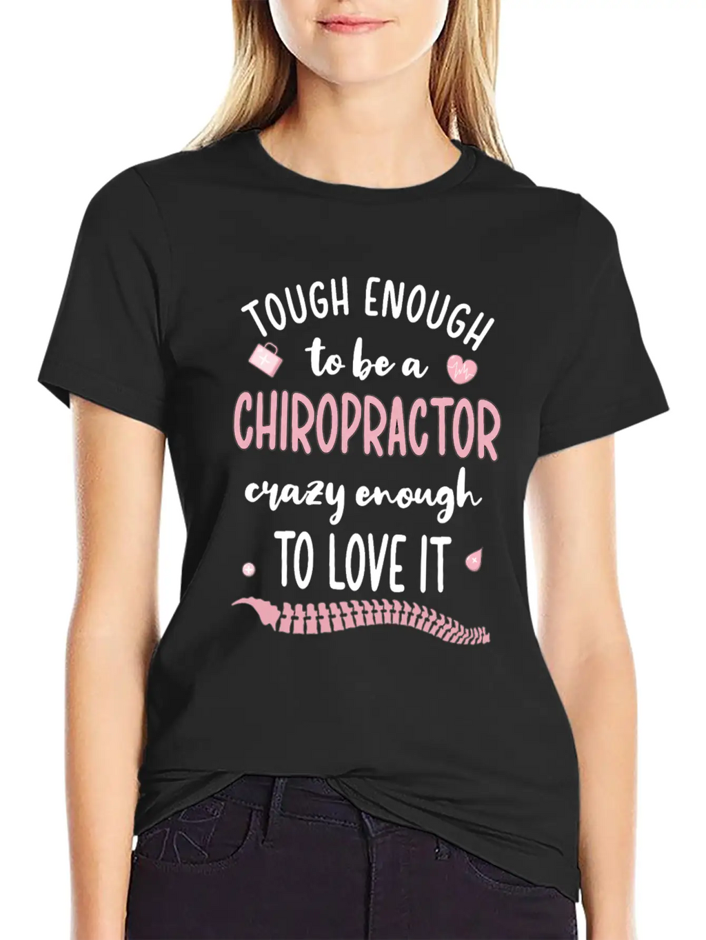 Chiropractor Chiropractic Week Funny Chiropractor Unisex Short Sleeve Soft Cotton T-Shirt – Casual Everyday Wear