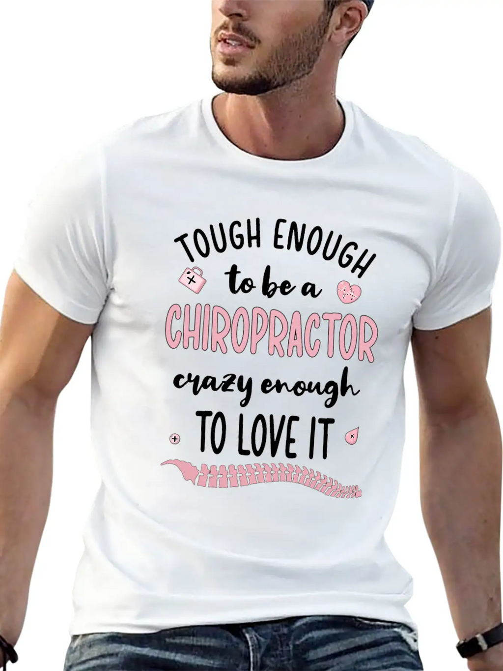 Chiropractor Chiropractic Week Funny Chiropractor Unisex Short Sleeve Soft Cotton T-Shirt – Casual Everyday Wear
