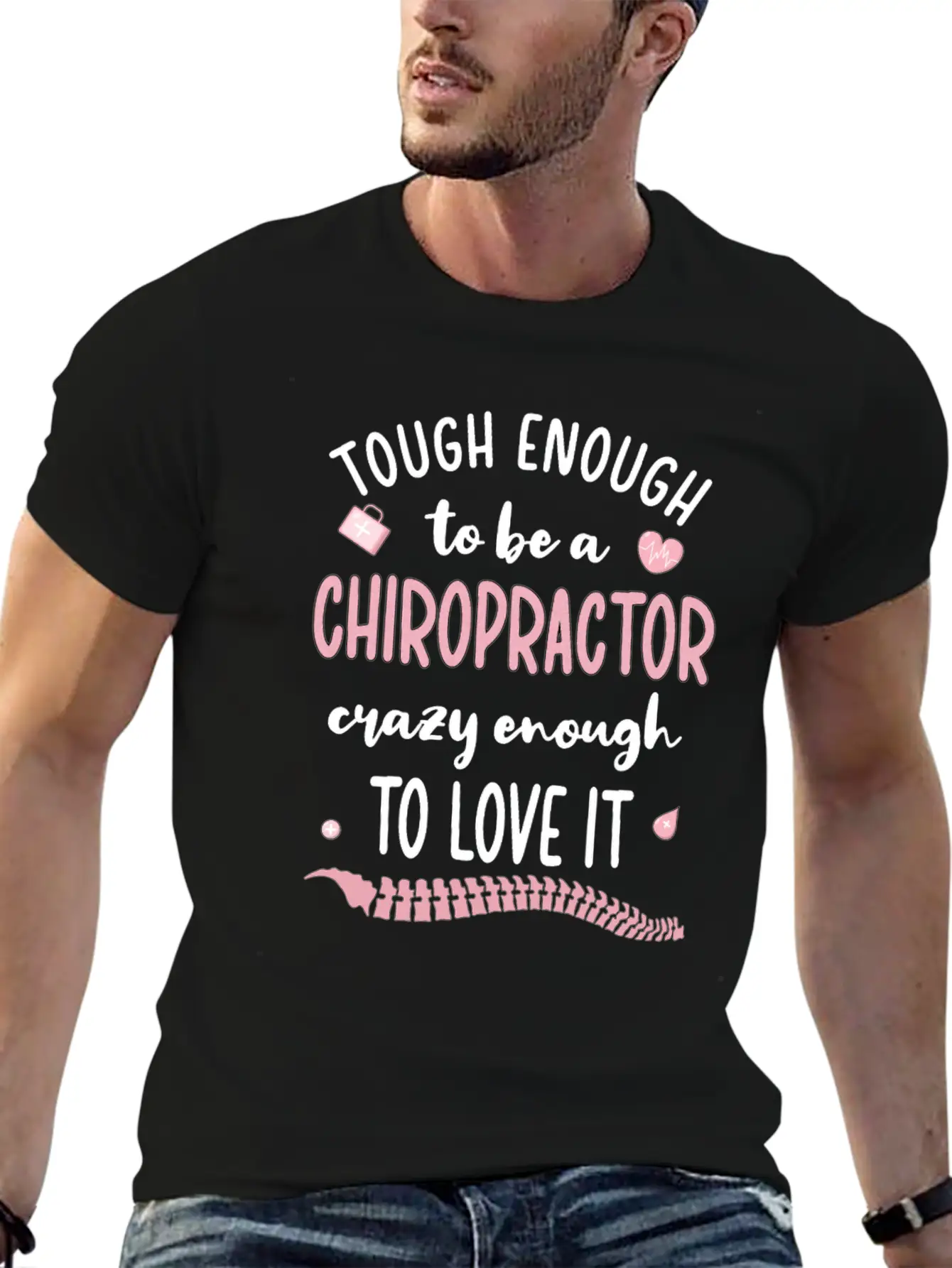 Chiropractor Chiropractic Week Funny Chiropractor Unisex Short Sleeve Soft Cotton T-Shirt – Casual Everyday Wear