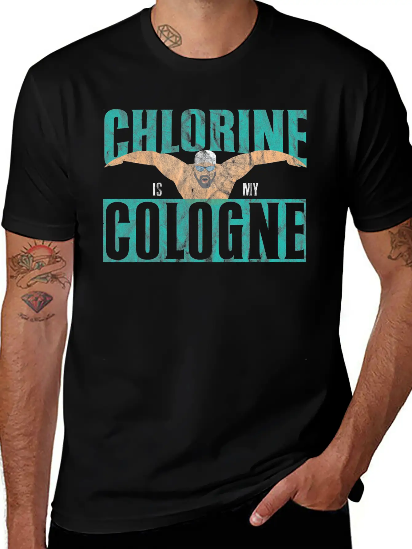 Chlorine Is My Cologne Funny Swimming Unisex Casual T-Shirt – Clean Design For Daily Comfort