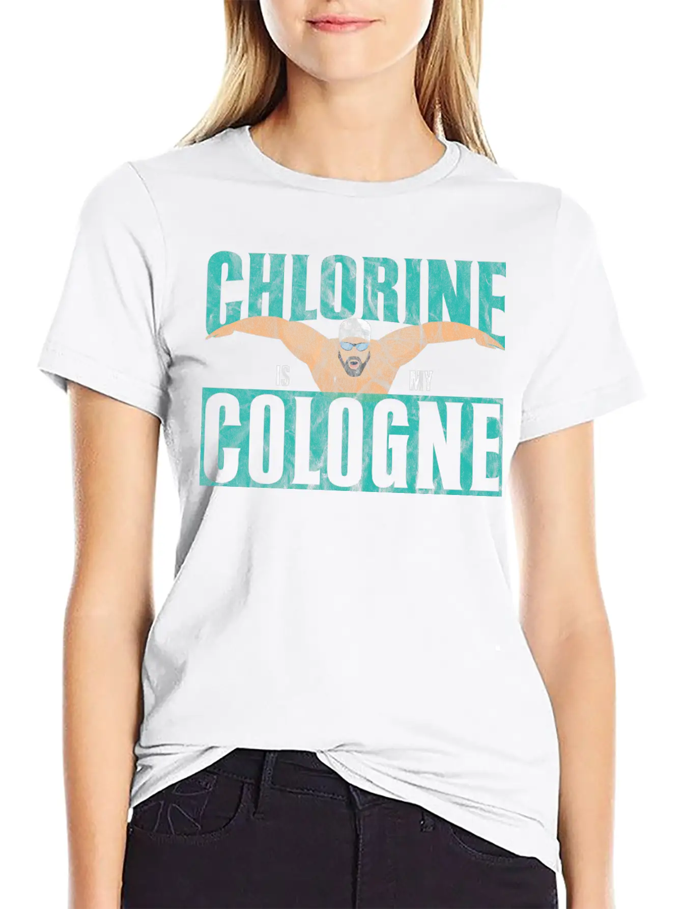 Chlorine Is My Cologne Funny Swimming Unisex Casual T-Shirt – Clean Design For Daily Comfort