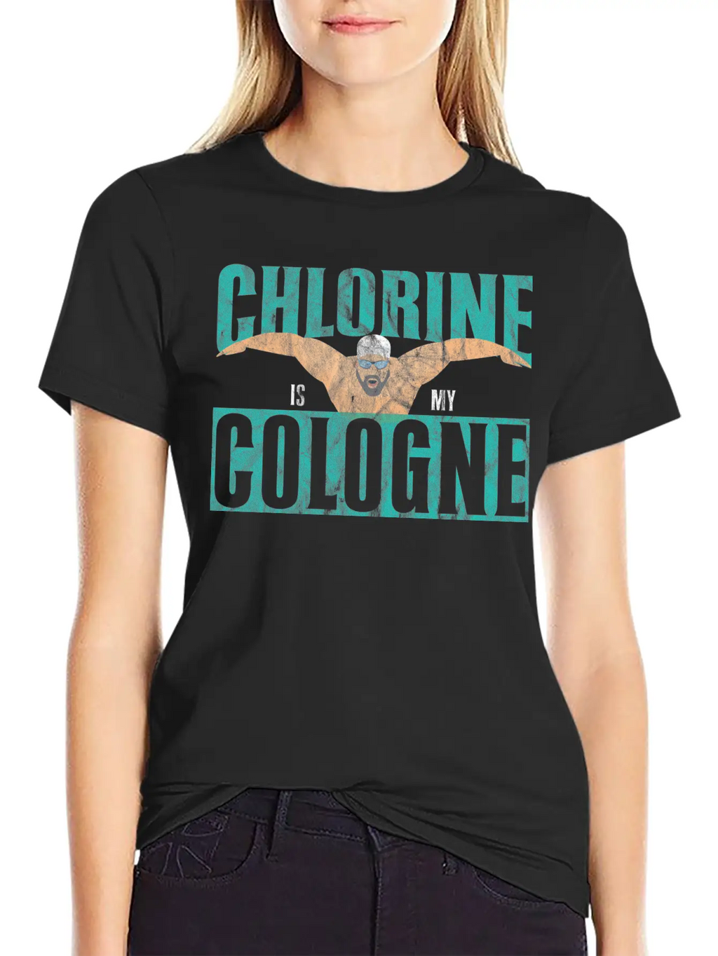 Chlorine Is My Cologne Funny Swimming Unisex Casual T-Shirt – Clean Design For Daily Comfort