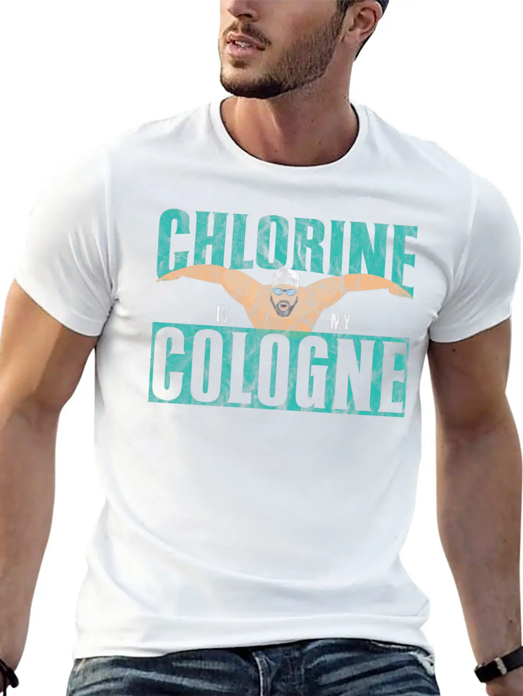 Chlorine Is My Cologne Funny Swimming Unisex Casual T-Shirt – Clean Design For Daily Comfort