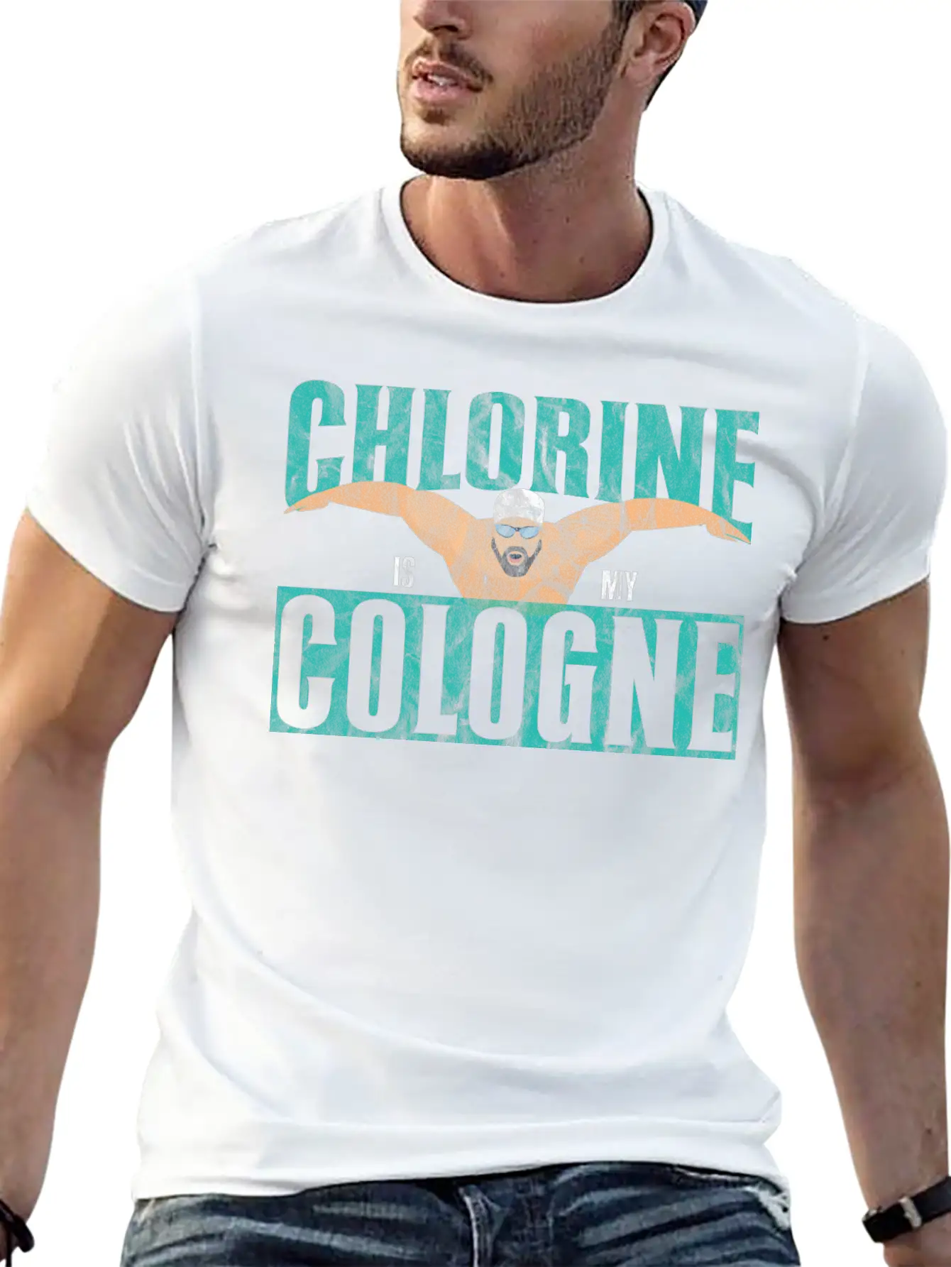 Chlorine Is My Cologne Funny Swimming Unisex Casual T-Shirt – Clean Design For Daily Comfort