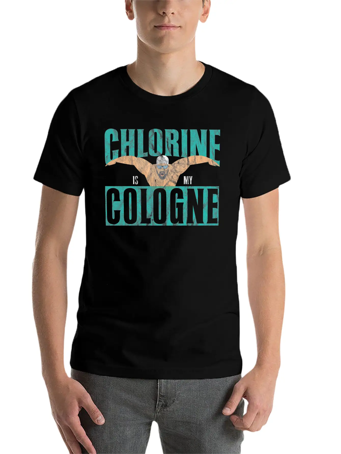 Chlorine Is My Cologne Funny Swimming Unisex Casual T-Shirt – Clean Design For Daily Comfort