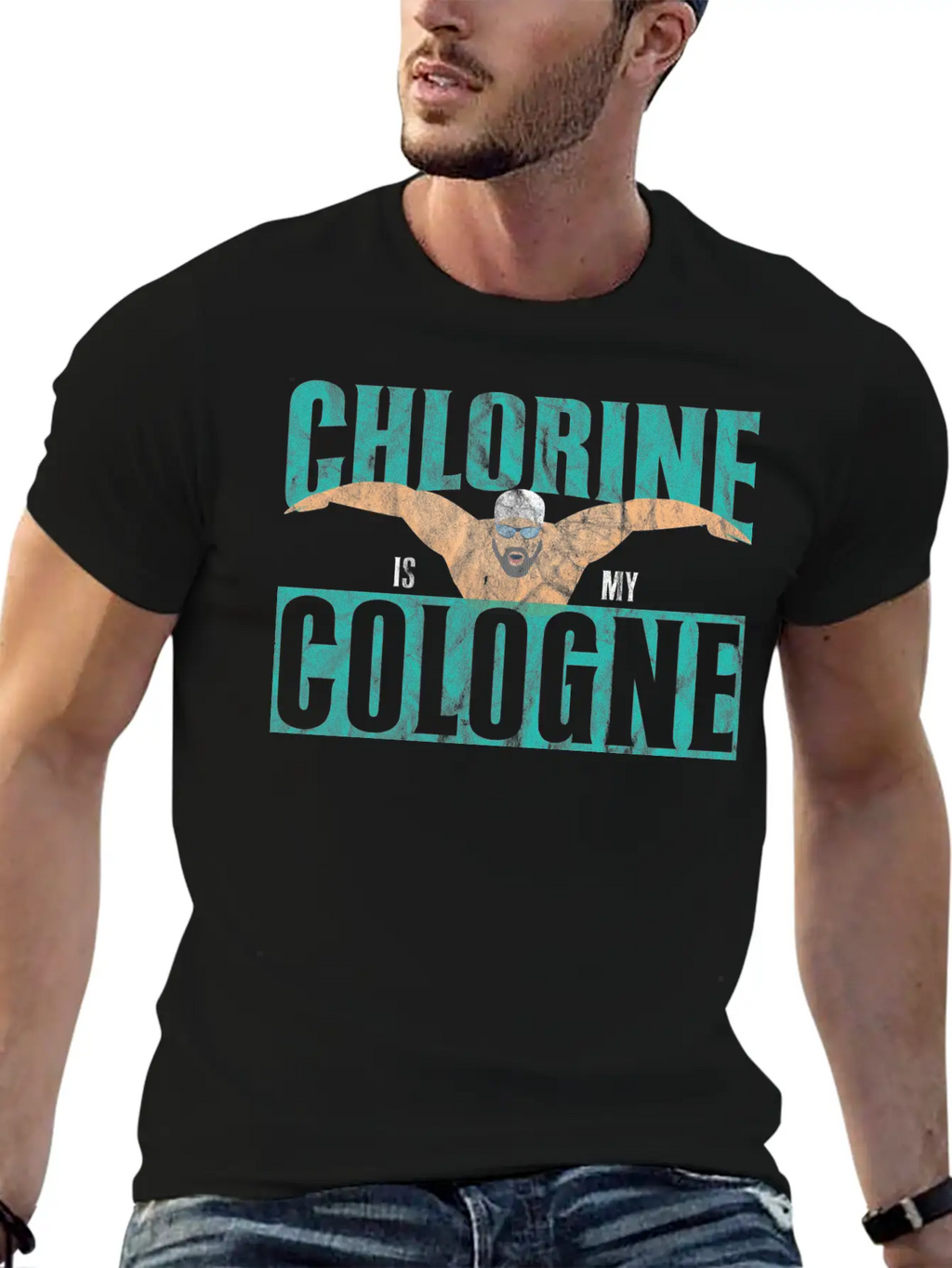 Chlorine Is My Cologne Funny Swimming Unisex Casual T-Shirt – Clean Design For Daily Comfort