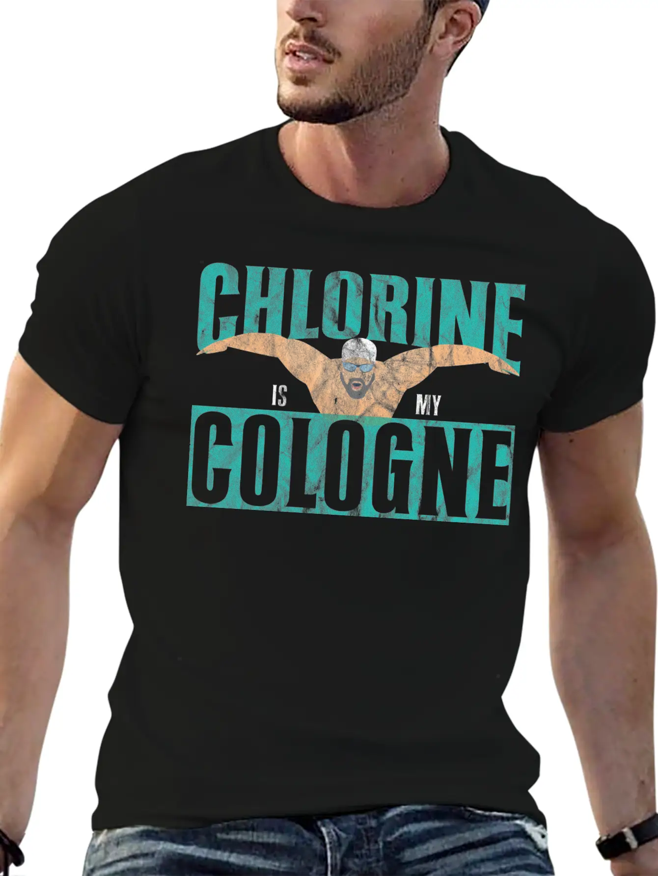 Chlorine Is My Cologne Funny Swimming Unisex Casual T-Shirt – Clean Design For Daily Comfort