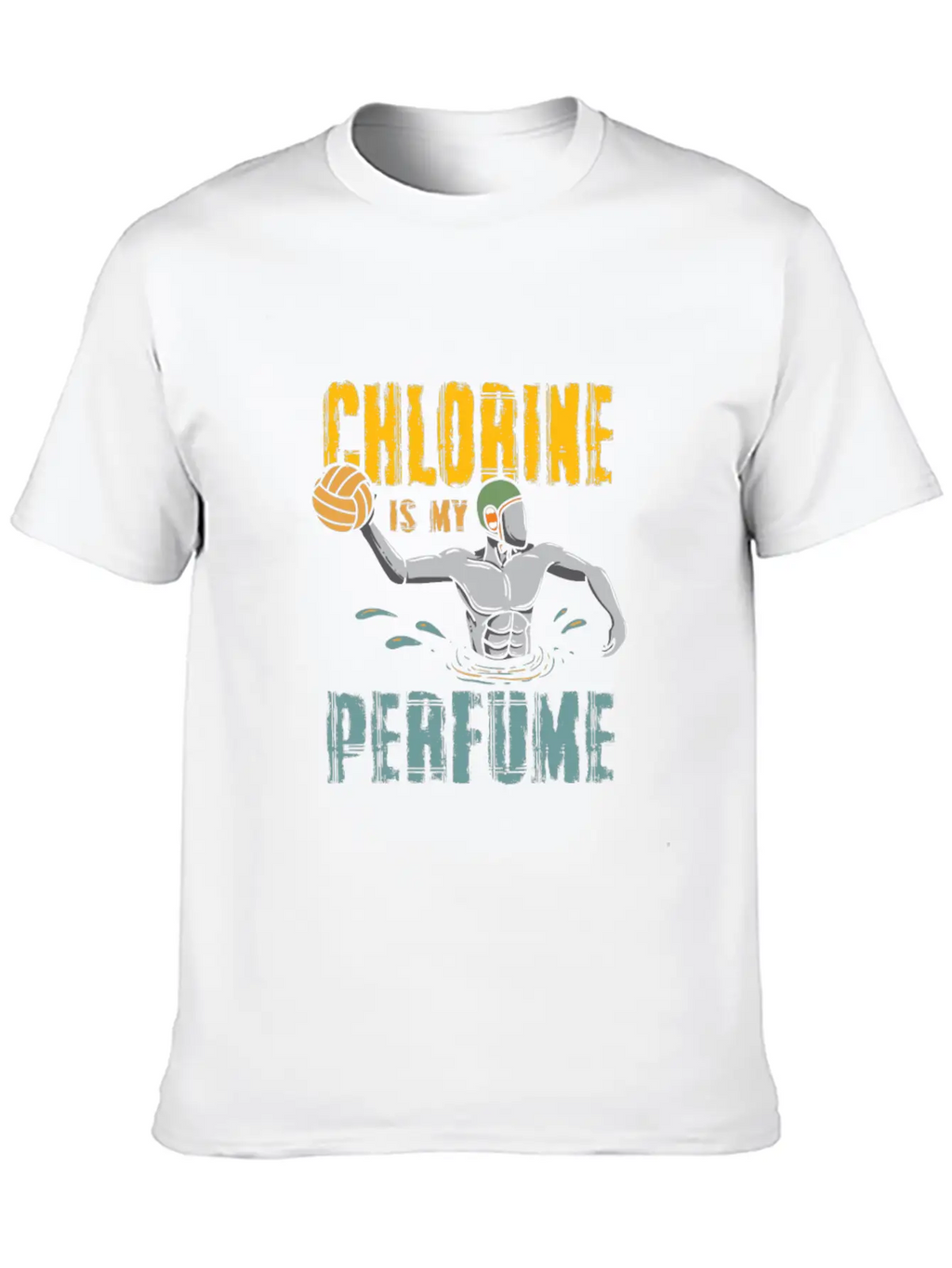 Chlorine Is My Perfume - Funny Water Polo Classic Fit Graphic Tee For Daily Comfort – Unisex Cotton Shirt