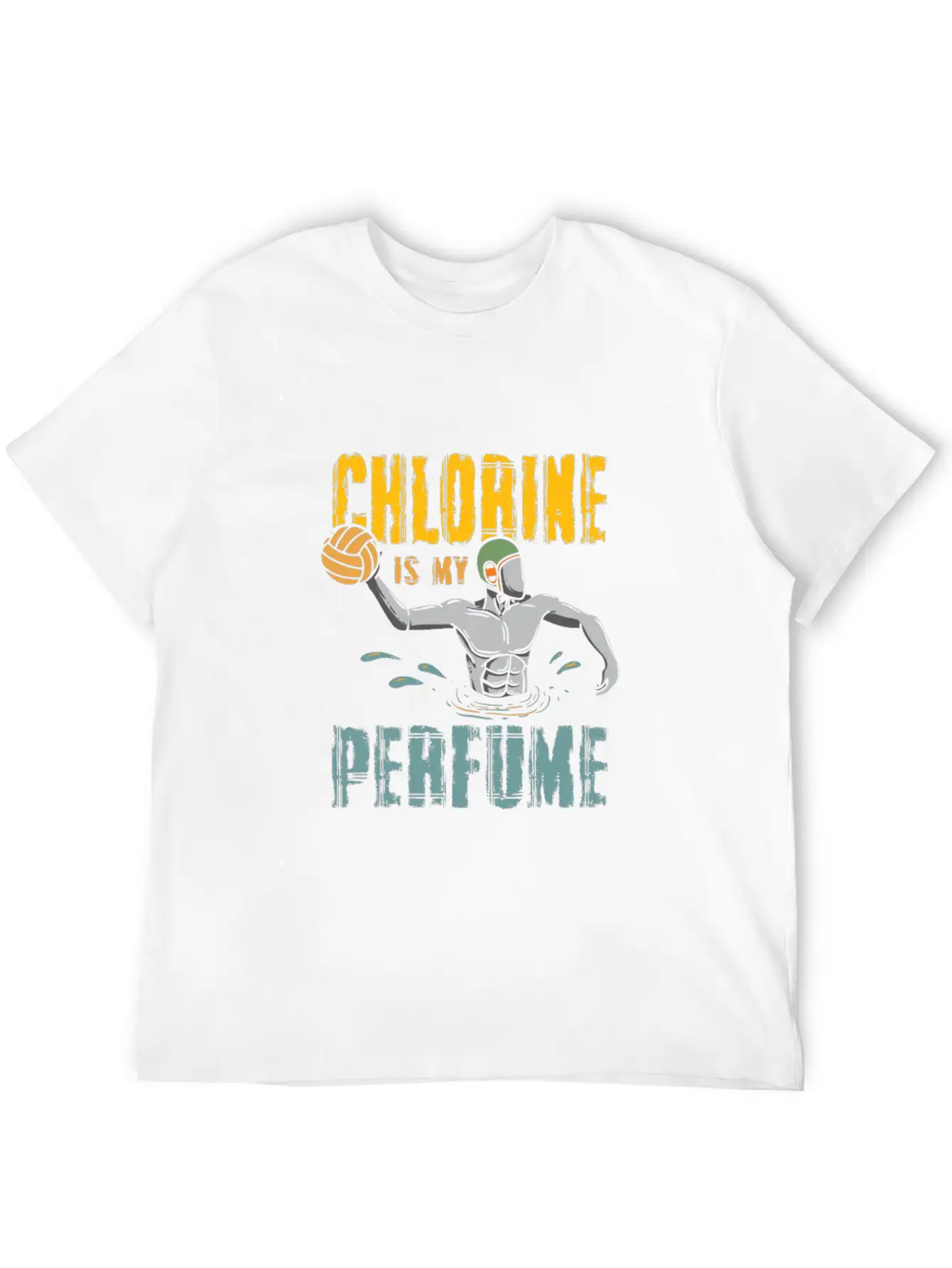 Chlorine Is My Perfume - Funny Water Polo Classic Fit Graphic Tee For Daily Comfort – Unisex Cotton Shirt